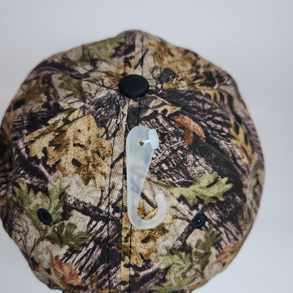 Men's Hat Cap Chevrolet Chevy Racing One Size Cotton Camo & Suede Strap Back - Picture 6 of 9